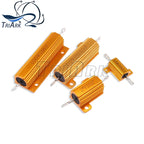 RX24 5W 10W 25W 0.01 ~ 30K Aluminum Power Metal Shell Case Wirewound Resistor 1 2 3 5 6 8 10 20 100 150 1K 10K 20K 30K 100K ohm