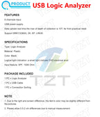 1/3PCS USB Logic Analyzer 24MHz 8 Channel 24M/seconds Logic Analyzer Debugger For ARM FPGA Logic Analyzer Logic 24M 8CH