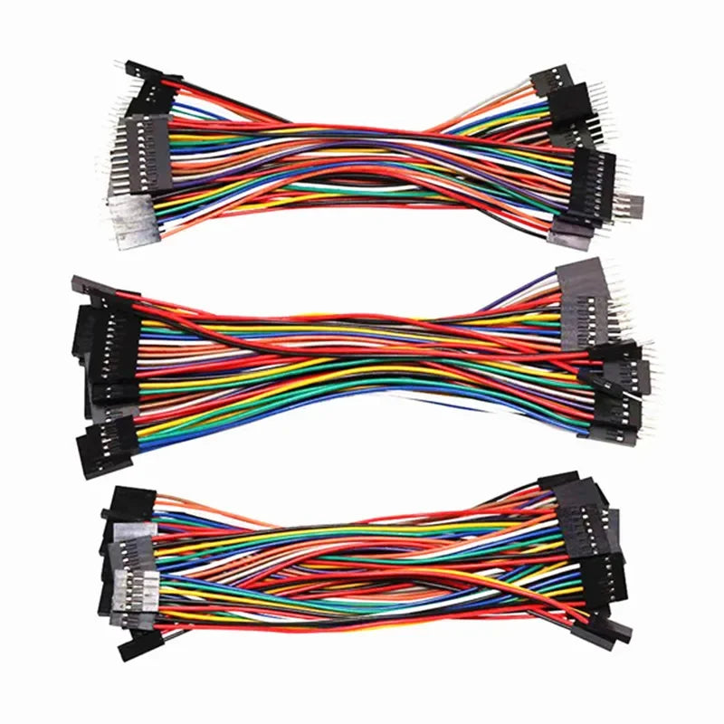 10pc dupont 2.54mm Line 2P 3P 4P 5P 6P 7P 8P 9P 10P 11P 12P 26AWG Male Female Connector Cable PCB Breadboard Jumper Wire Harness