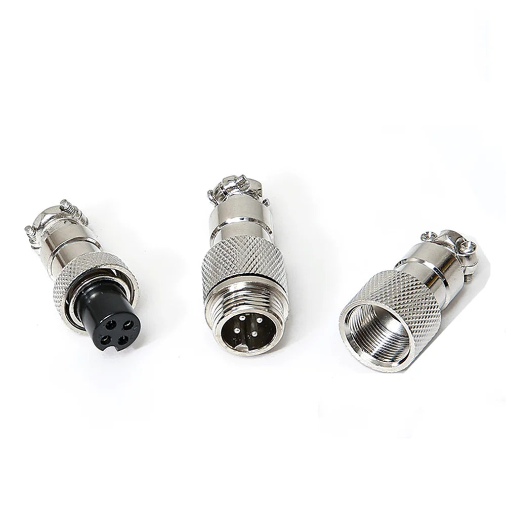 1Pc GX12 Aviation Connector 2/3/4/5/6 Pin Male Female Docking Plug Socket Industrial Cable Joint
