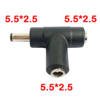 5.5 X 2.1 mm Female to 5.5 X 2.1 mm Male Female DC Power Connector Adapter Laptop 5.5*2.5 Female to Male 5.5*2.5
