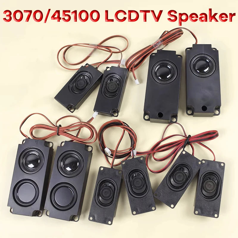 1PC Audio Portable Speakers For Computer PC TV LCD Speaker 3070 45100 Rectangle Loudspeaker 4R 8R 2W 3W 5W 10W 4/8Ohm
