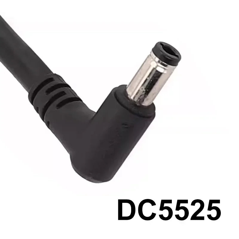 XT60 to DC5525 Model Aircraft Plug Cable High Power 1.5 Square XT60 Male Female to DC5525 Male Lithium Battery Connector Wire
