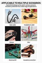 4:1 Heat Shrink Tube With Glue Thermoretractile Heat Shrinkable Tubing Dual Wall Heat Shrink Tubing 4 6 8 12 16 20 24 32mm