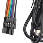 For Logic Analyzer USB Interface 24MHz Sampling Rate 8 Digital Channels for Embedded Debugging UART I2C Analysis