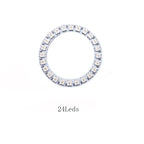 WS2812B DC5V Led Pixel Ring Individul AddressabIe Ring 5050 RGB WS2812 IC BuiIt-in Led ModuIe And 14Keys Lock USB  Controller