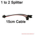 2Pin 3Pin 4Pin SM Splitter Connector 1 to 2 3 4 LED Connector JST Male Female Connector Wire Cable For WS2812 LED Strip Light