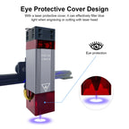 LASER TREE 10W 5W 4W Laser Module, 450nm TTL Blue Light Laser Head for Laser Engraving Wood DIY Creation Tool