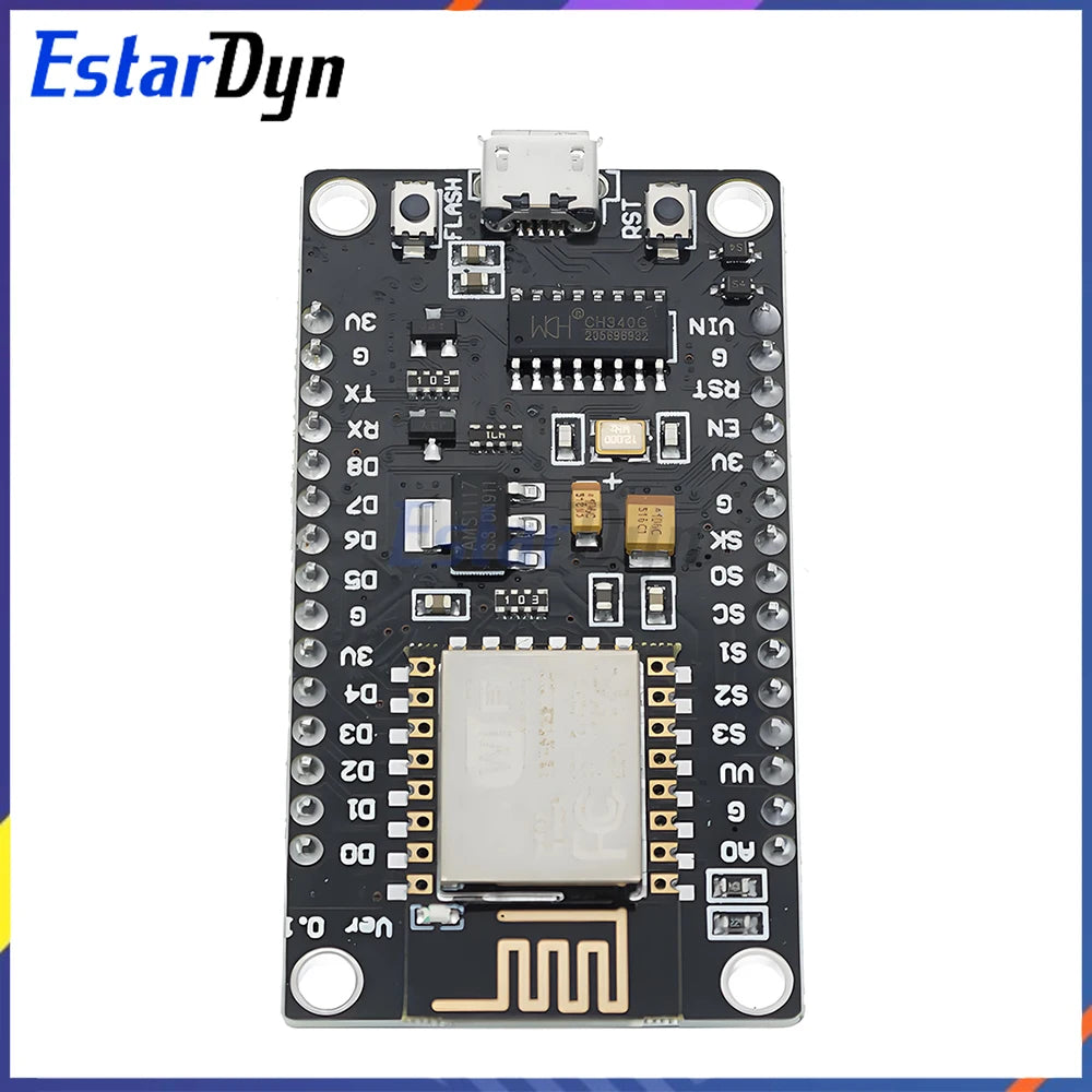 ESP8266 ESP-12E NodeMCU V2 V3 Development Board with CH340/CP2102 USB for IoT Smart Home MicroPython WiFi Control