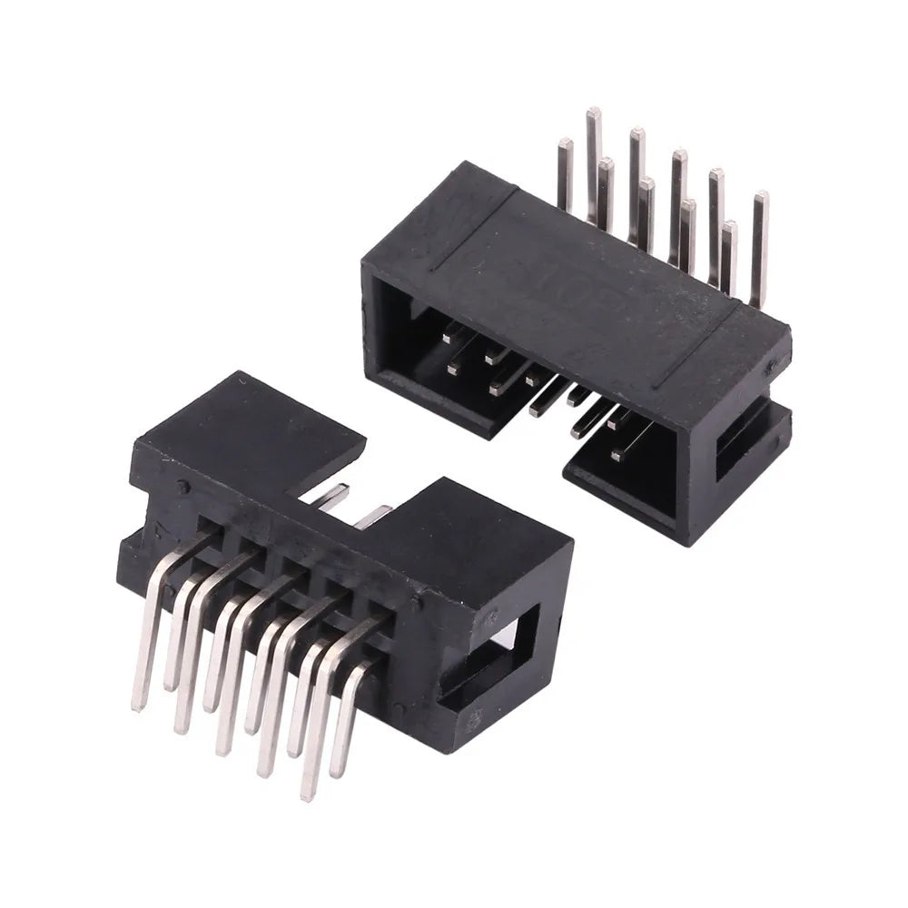 FC 6/8/10/12/14/16/18/20/24/26/30/34/40/50/60/64Pin 2.54mm Pitch Female IDC Socket Connector Ribbon Cable DC3 Header Male Socket