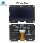 2.4" 2.42 inch 128x64 OLED LCD Display Module SSD1309 12864 7 Pin SPI/IIC I2C Serial Interface for Arduino UNO R3 C51