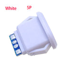 2-10pcs Buckle Female USB Type-C Waterproof Connector 5pin 6pin 5A High Current Fast Charging Socket USB-C Charging Plug