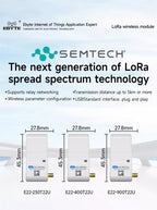 LoRa Module USB Interface 230/400/900MHz EBYTE E22-230/400/900T22U 22dBm With Antenna RSSI LBT 5KM DIP Module