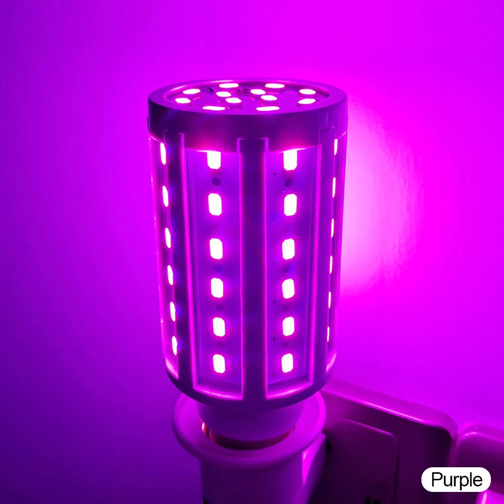 5W 10W 15W E27 LED Bulb SMD5730 Corn Bulb Lamps Red Yellow Bule Pink Green Garden Lawn Landscape Decorative Light Bulbs 85-265V