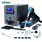 YIHUA Vacuum Rework Soldering Station 110W Desoldering Gun Station Adjustable Display Screen Suction Tin Soldering Iron