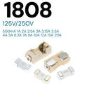 1808 125V 250V AC 0451 SMD Ultra-Rapid Fuses 0.5A 0.75A 1A 2A 3A 4A 5A 6.3A 8A 10A 12A 15A 500MA 750MA 2410 Fast Blow Fuse