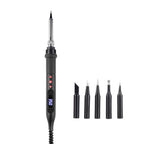 JCD 908U Soldering Iron Kit LCD Display 80W Adjustable Temperature Portable Soldering Iron 220V/110V Welding Tool