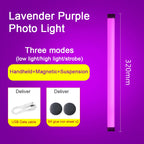 Colorful LED Night Lamps RGB Atmosphere Fill Light Rechargeable Bedroom Photography Lighting Room Decor Luz De Preenchimento New