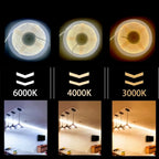 COB LED Strip Lights 320 LEDs/m High Density Flexible Dimmable FCOB Led Tape Colorful Rope Lighting DC12V 24V Red Green Blue