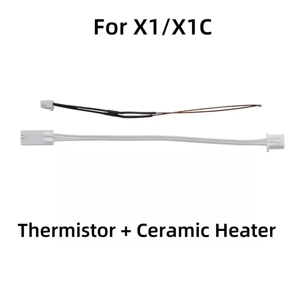 NEW Hotend Kit For Bambu Lab X1 P1 Hot end Print Head With Thermistor Ceramic heater bambu lab X1C P1P P1S 3D Printer HOTEND