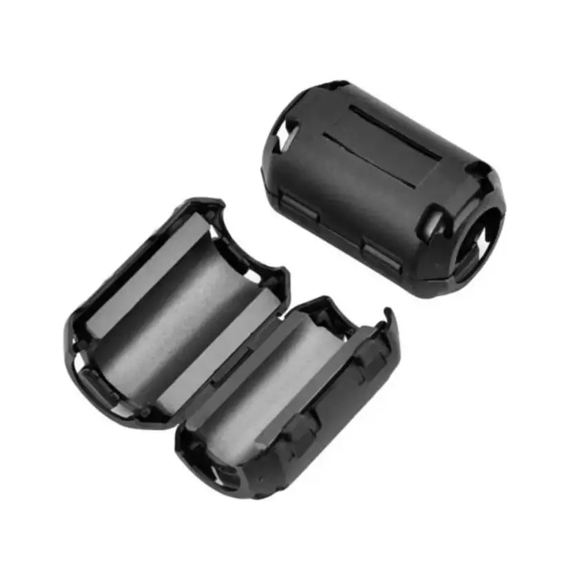 3.5/5/7/9/13mm Black Cable Connector Ring Core Ferrite Bead Clamp Choke Coil EMI RFI Noise Filter Clip Snap Filters Holder