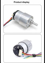 1pc JGB37-520 DC Geared Motor with Its Own Code Hall Encoder Self-Balancing Trolley with Speed Measurement