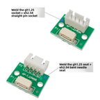 1/5PCS GH1.25 Adapter Plate 1.25 to 2.54MM Single Row, Welded GH1.25 Buckle Seat 4/6/8/10/12P