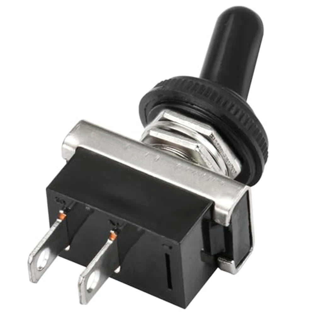 2PCS Toggle Switch KN3D-101 On/Off Switch 25A 12V 2 Pin Locking Electronics SPST SPDT DPDT Power Rocker Waterproof Cap