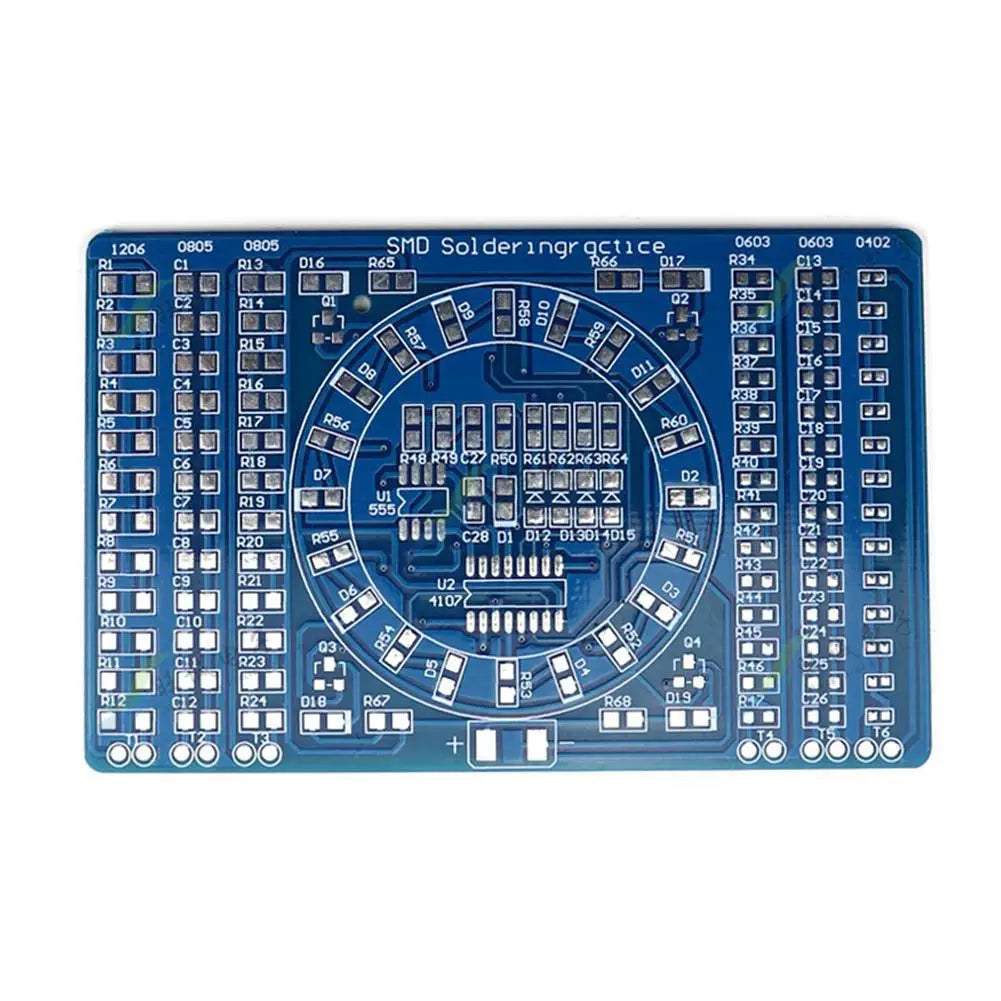 Soldering Practice SMD Circuit Board LED Electronics SMT Components DIY PCB Kit Project Tools Basic For Soldering Kit