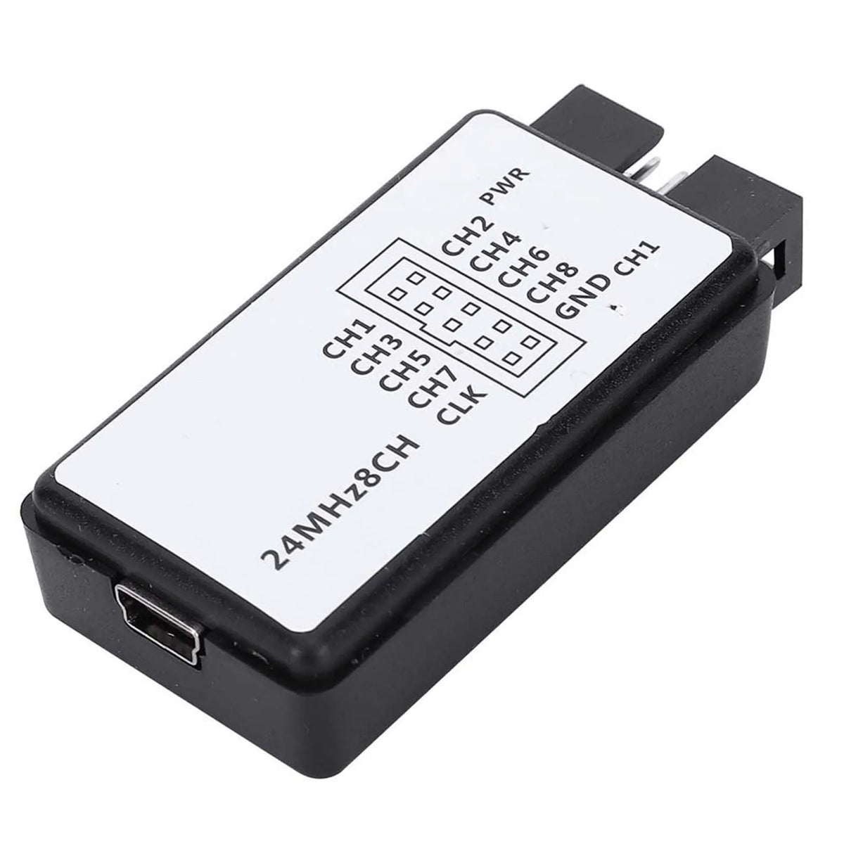 USB Logic Analyzer Logic Analyzer 24MHz USB Logic Analyzer Device Set Mini Digital  Size 8 Channel Input Memory 24MHz