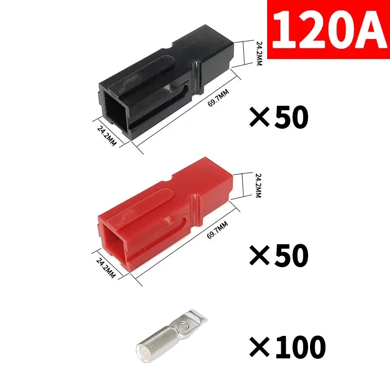 10/50/100/500 Pcs  Type Single Pole SB30 30A Plug 600V DC Battery Connector UPS Power Plug High Current Quick Plug