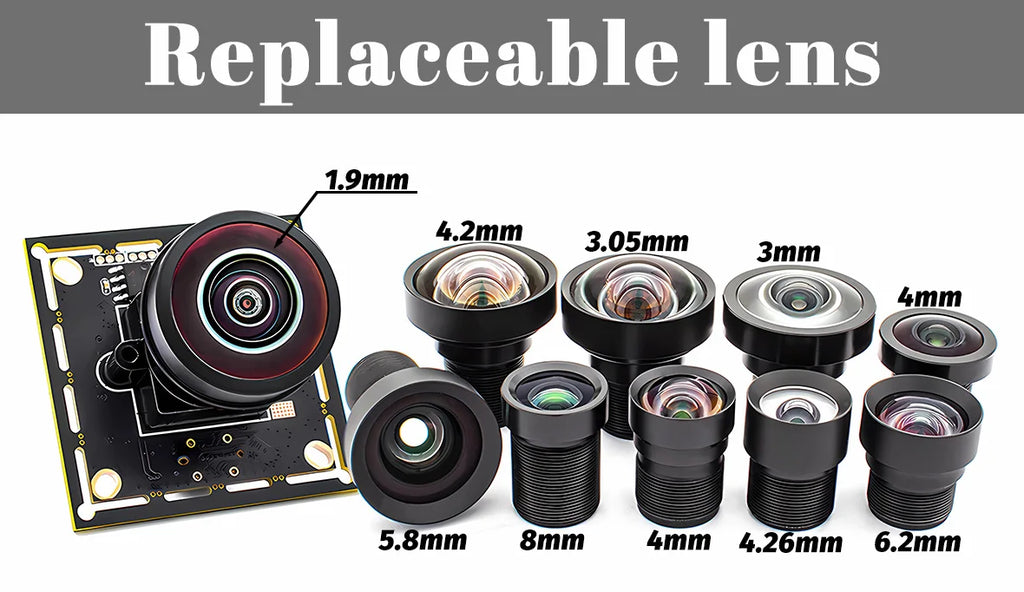 USB3.0 Global Shutter 1.3MP 200fps HD Camera Module 400fps High Speed Motion Camera Board Plug And Play With No Distortion Lens