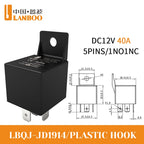 LANBOO 40A High Power Automotive Relay Car Control Relay for 12V/24V Vehicles for Automotive Use