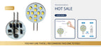 AC12V 24V LED G4 Round Spotlight Bulb 2W 3W 5730 15/24leds No Flicker Range Hood Lights Replace 20W Halogen Lamp