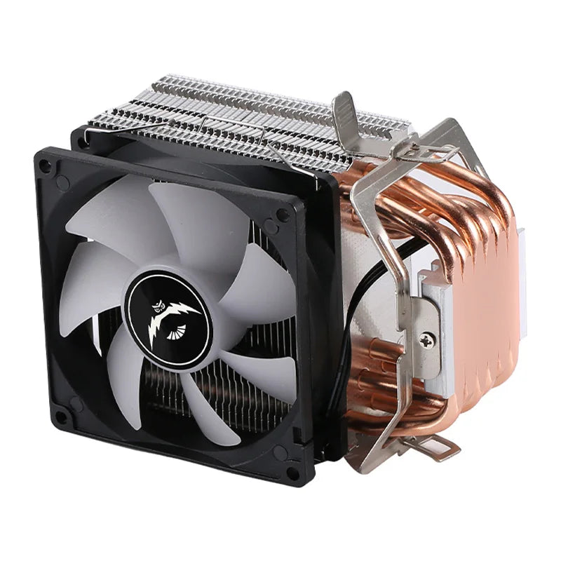 QiuzAim Air-cooled Radiator 2/4/6 Heat Pipe Computer Processor CPU Fan Compatible LGA115x 1200 1700 2011 2066 X79 X99 E5 AM4 AM5