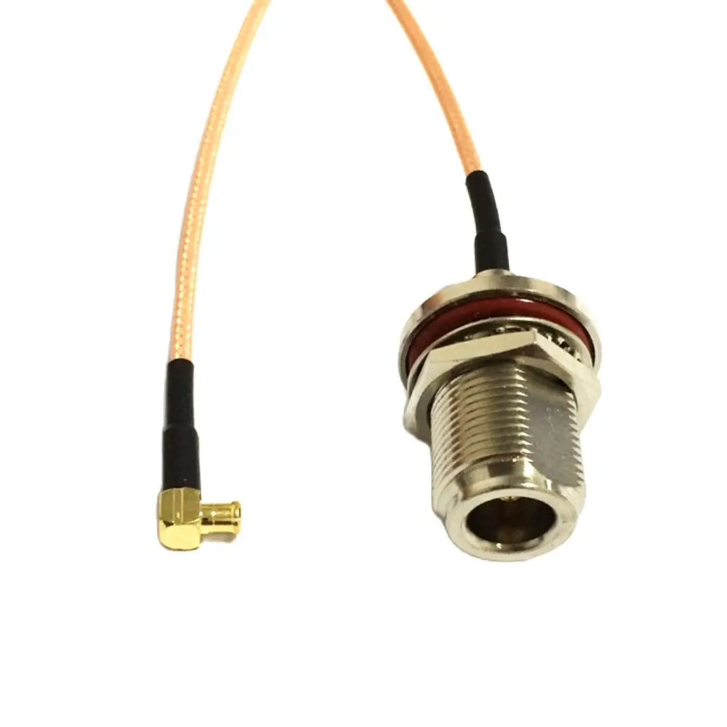 MCX Right Angle 90-Degree Switch N Type Female Bulkhead Pigtail Cable RG316 RG174 RG178 15cm/30cm/50cm/100cm For Wifi Router