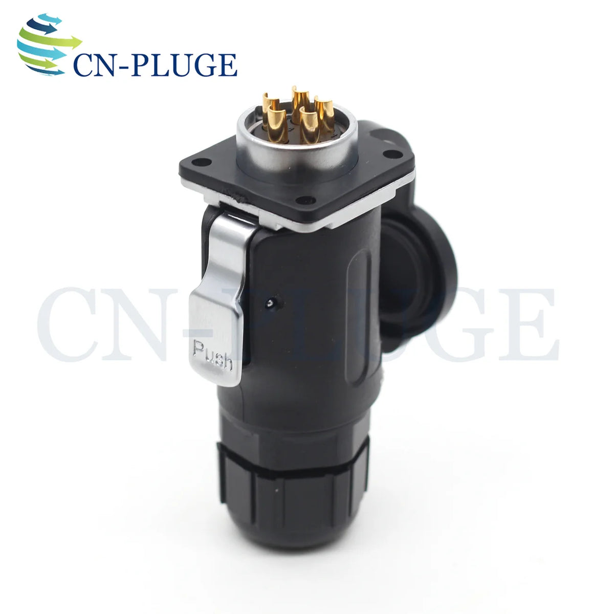 XHP20, IP67 2 3 4 5 67 8 9 10 12-Pin Waterproof Electrical Connector, 20mm Aviation Square Panel Mounting Male Plug