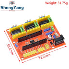 1/2/5pcs CNC Shield V3 V4 Engraving Machine Compatible With Nano 3.0 / A4988 Driver Expansion Board Module for Arduino Diy Kit