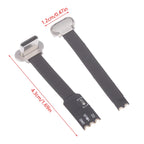 Type-C Micro USB Connector FPC 2Pin 3Pin Soft Flat Cable Male Charging Cable Fast Charge Wire Extention For Phone