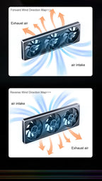 JONSBO ZE-120/240/360 PC Case Fan ARGB Four-sided Thousand-layer Mirror PWM Gaming Combined Cooling Fan