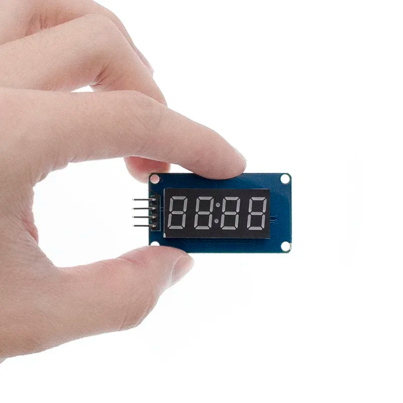 1-10pcs TM1637 4 Bits Digital LED Display Module For arduino 7 Segment 0.36Inch Clock RED Anode Tube Four Serial Driver Board
