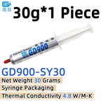 Net Weight 1/3/7/15/30 Grams Gray GD900 Thermal Conductive Grease Paste Plaster Heat Sink Commpound for CPU LED SSY BAS BR BX CB