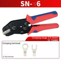 SN-68B Wire Crimping Tool for XH2.54/DuPont2.54/2.8/4.8/6.3/ Non-Insulated/Ferrule Terminals Ratcheting Crimper SN-58B