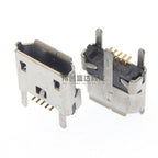 Vertical MICRO mini USB 5pin female 180-degree jack 5P in-line USB port Charging port Vertical patch power plug
