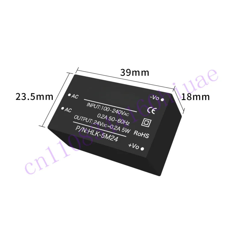 HLK-5M03 HLK-5M05 HLK-5M09 HLK-5M12 HLK-5M15 HLK-5M24 ACDC power module 5pcs