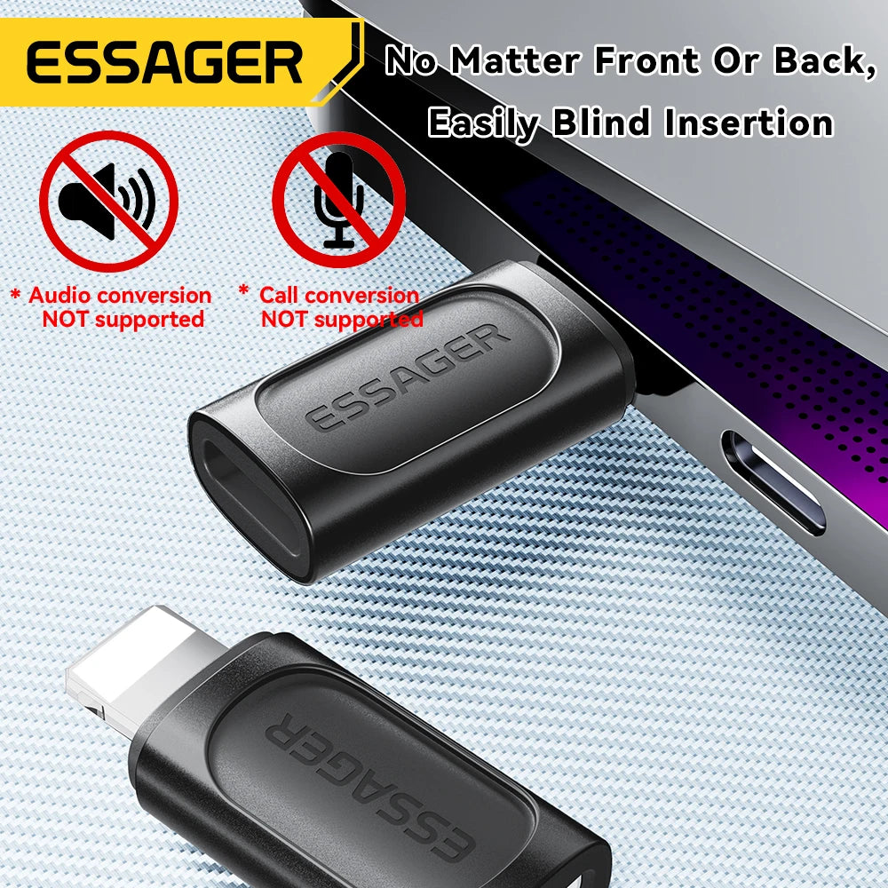 Essager USB C To Lightning Adapter PD 20W Fast Charging OTG USB Type C To Lighting For iPhone 15 14 11 XR Pro Max IOS Converter