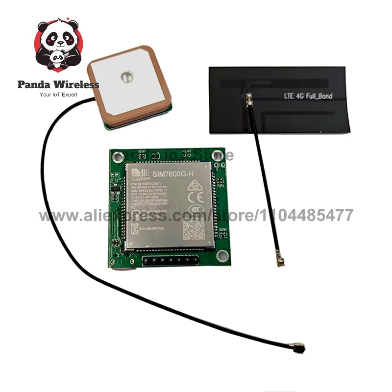 SIMcom SIM7600G-H R2 Global-band Development Board LTE CAT1+GNSS+Voice 4G Full Band  breakout kits with FPC GPS antenna