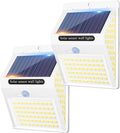 140LED Solar Security Lights Outdoor, Solar Motion Sensor Lights 270ºWide Angle Waterproof Solar Powered Durable Wall Lights