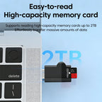 Type-C 3.0 Mini TF Card Reader External Storage Black Stretch Stick For iPhone Huawei USB C 2.0 to Micro SD Card Reader Adapter