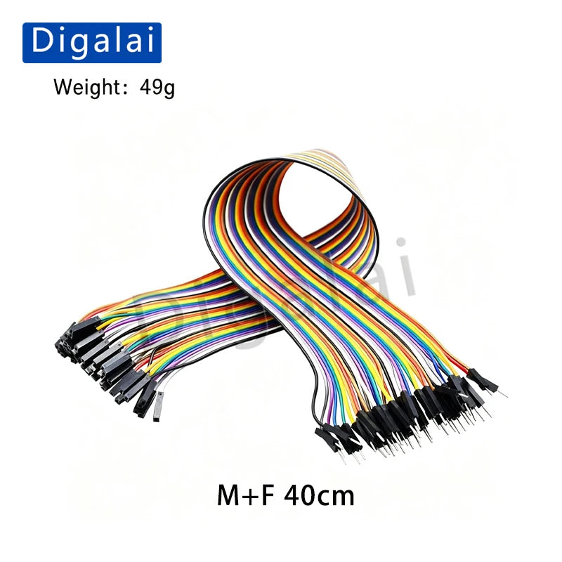 Dupont Wire Jumper Cable M+M F+F M+F 10CM 15CM 20CM 30CM 40CM Breadboard Connecting Wire For Arduino DIY Project